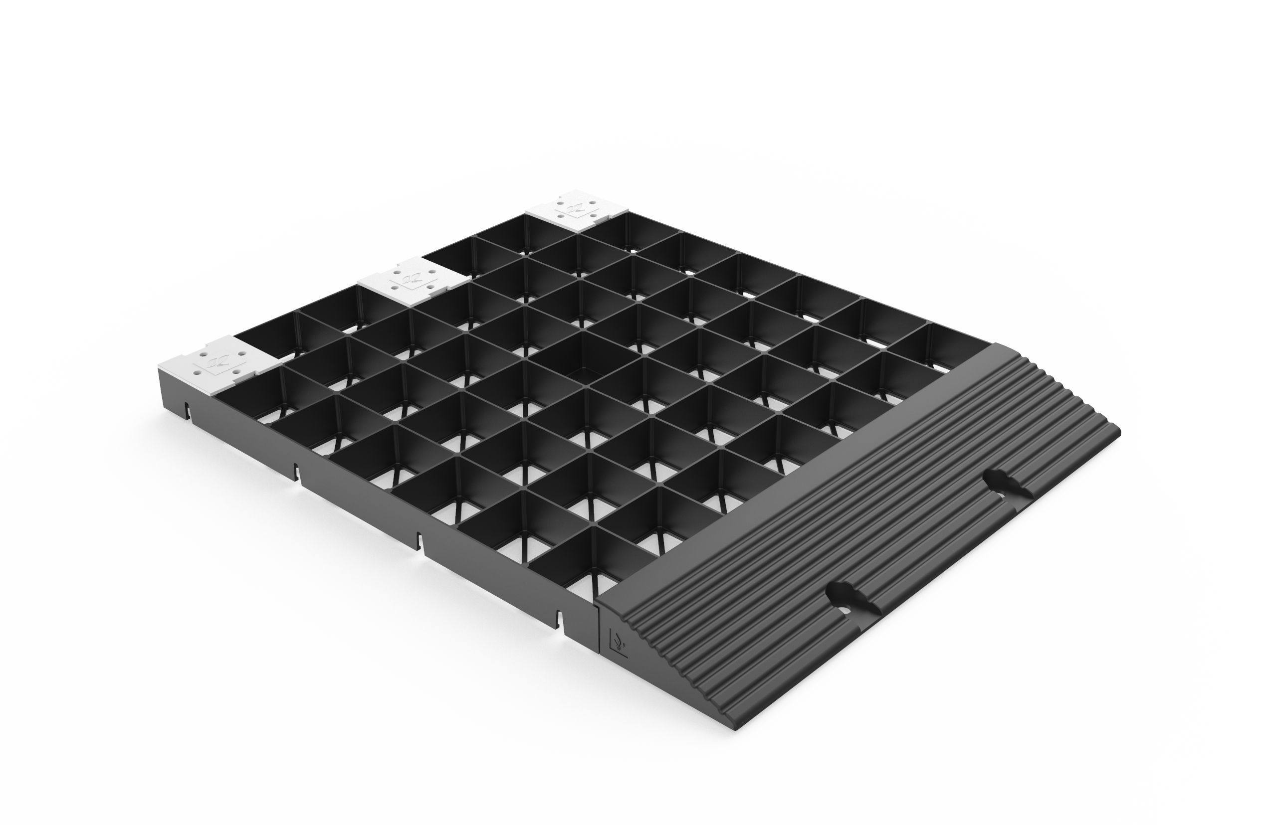 Bordure de rampe de grille